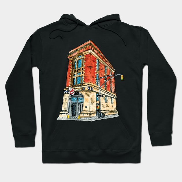 Firehouse, Hook & Ladder Company 8 Hoodie by mpflies2